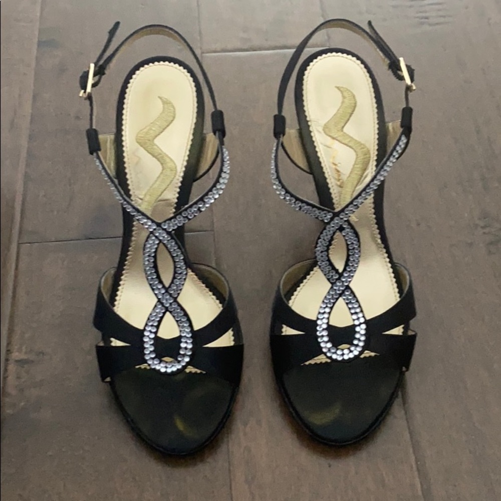 Nina Strappy Embellished Evening Sandals